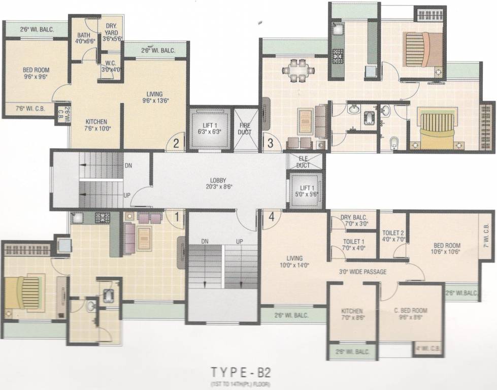Images for Cluster Plan of Sai Shrushti Heights