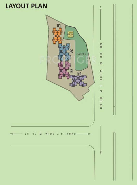 heights Images for Layout Plan of Sai Shrushti Heights