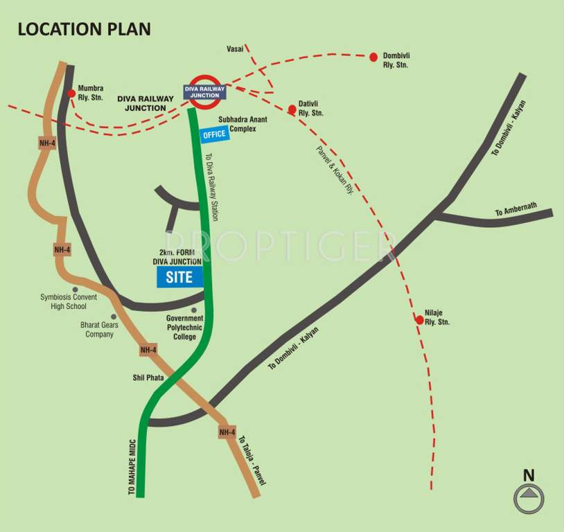  heights Images for Location Plan of Sai Shrushti Heights