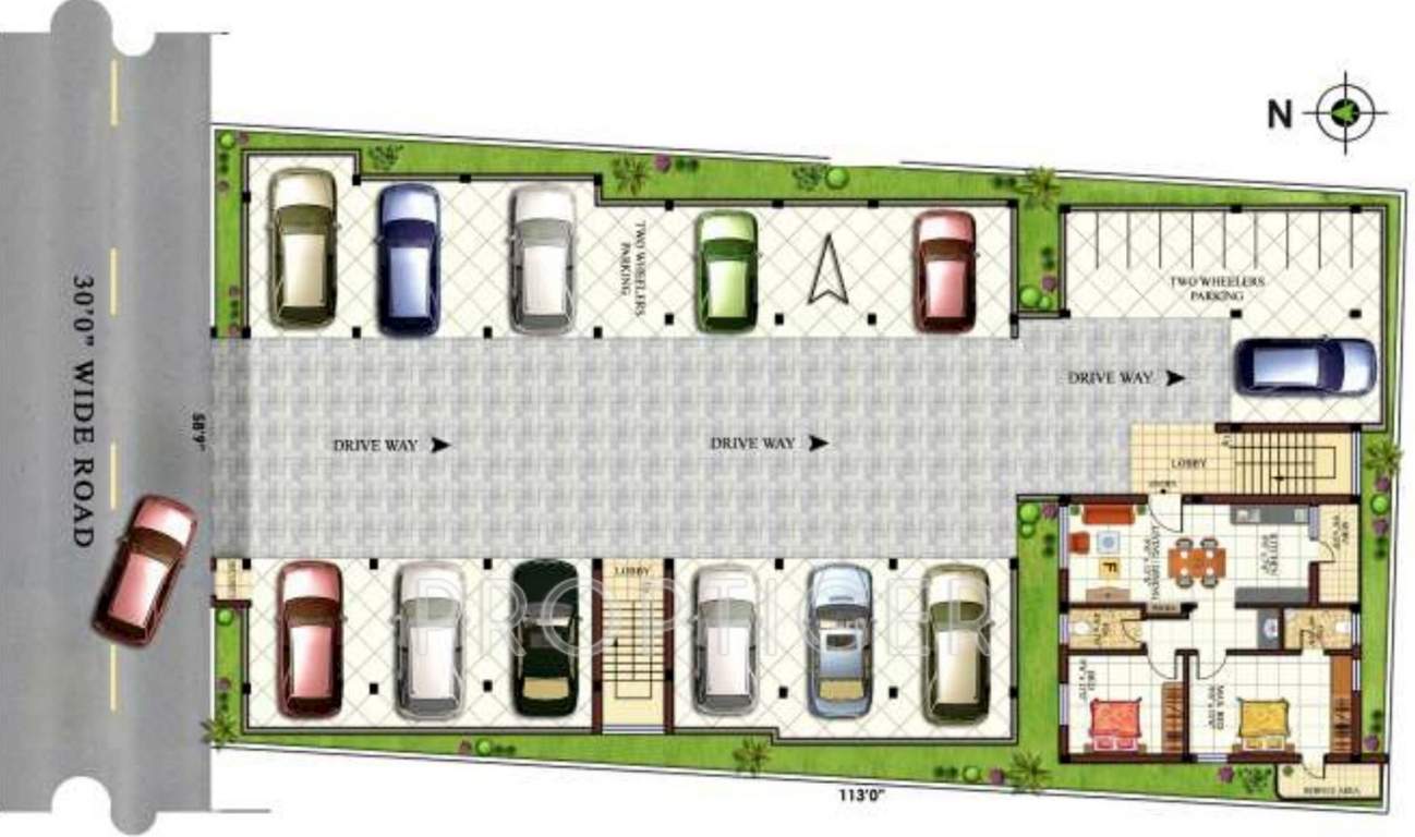 Images for Cluster Plan of Chola Mathura Homes