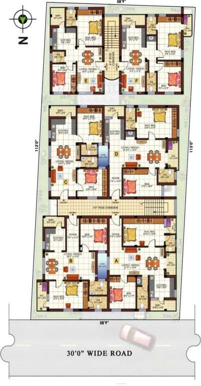 Images for Cluster Plan of Chola Mathura Homes