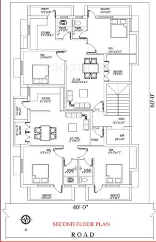 Images for Cluster Plan of Madhav Karpagam Gardens