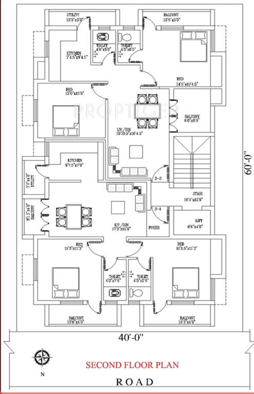Images for Cluster Plan of Madhav Karpagam Gardens