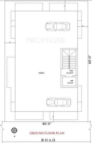 Images for Cluster Plan of Madhav Karpagam Gardens