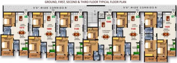 Images for Cluster Plan of Keystone White House