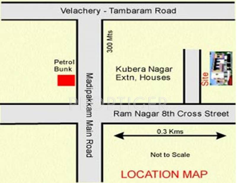 Images for Location Plan of Madhav Krishna Flats