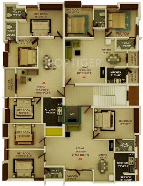 Images for Cluster Plan of Brownstone Opal