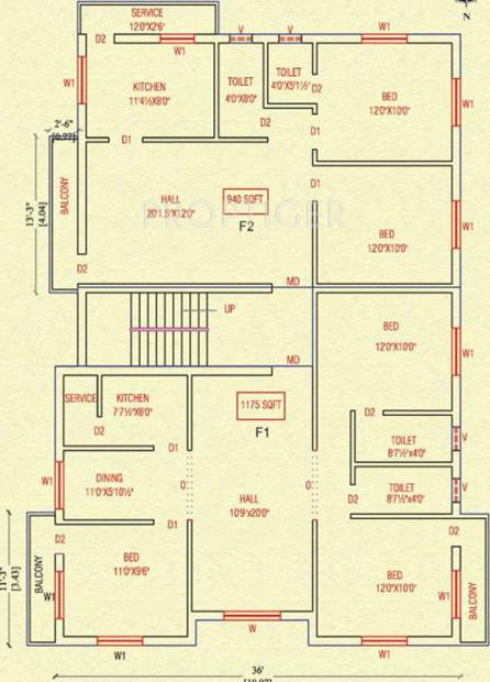 Images for Cluster Plan of Madhav Ranga Villa