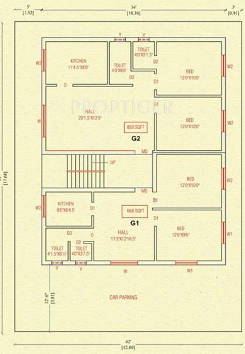 Images for Cluster Plan of Madhav Ranga Villa