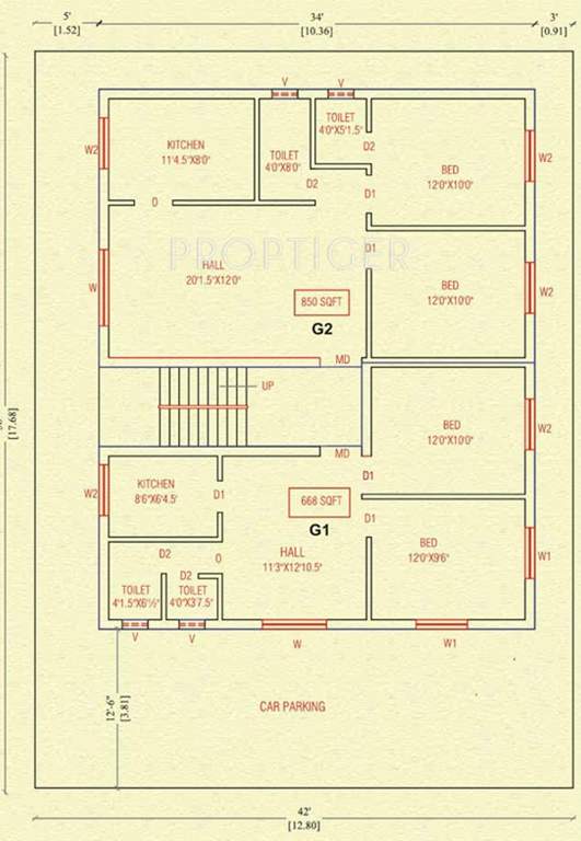 Images for Cluster Plan of Madhav Ranga Villa
