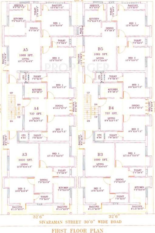 Images for Cluster Plan of Brownstone Madipakkam North