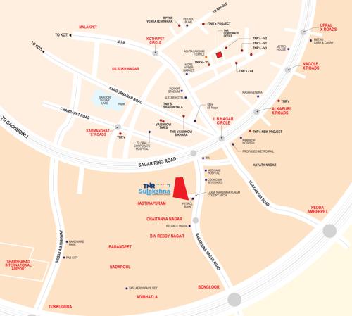  sulakshana Images for Location Plan of TNR Sulakshana