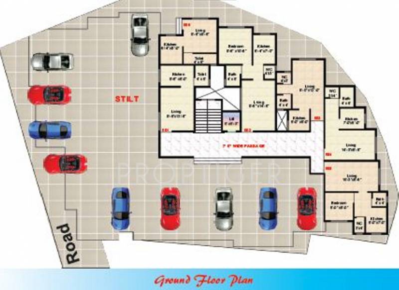 Images for Cluster Plan of Raj Shiv Ganga Apartment
