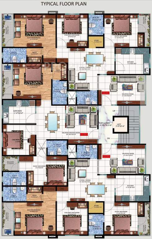 Images for Cluster Plan of Amit Ria Avenue