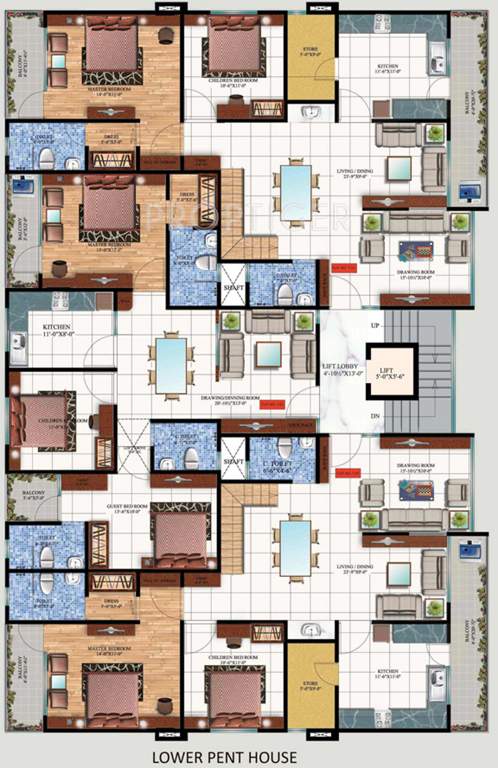 Images for Cluster Plan of Amit Ria Avenue