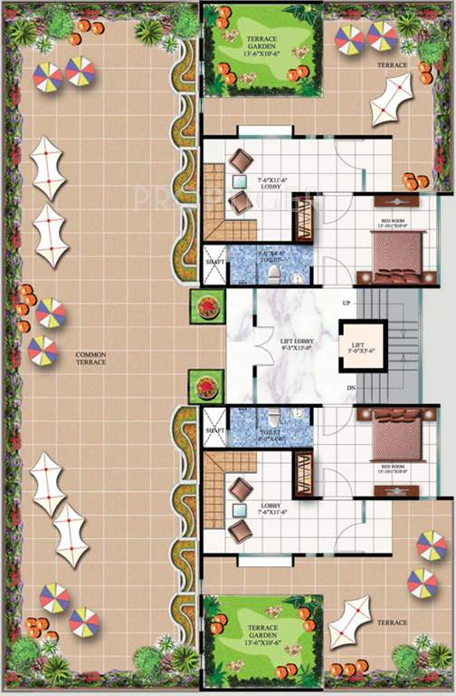 Images for Cluster Plan of Amit Ria Avenue