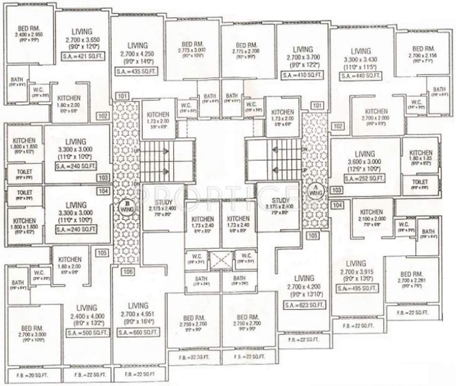Images for Cluster Plan of Raj Sagar Apartment