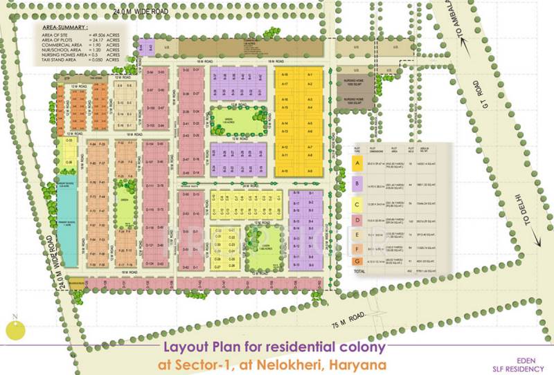 Images for Site Plan of Swatantra Eden SLF Residency