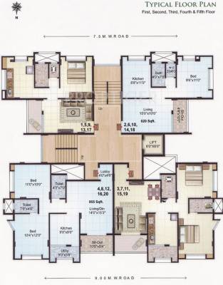 Images for Cluster Plan of Ojas Heights Images for Cluster Plan of Ojas Heights