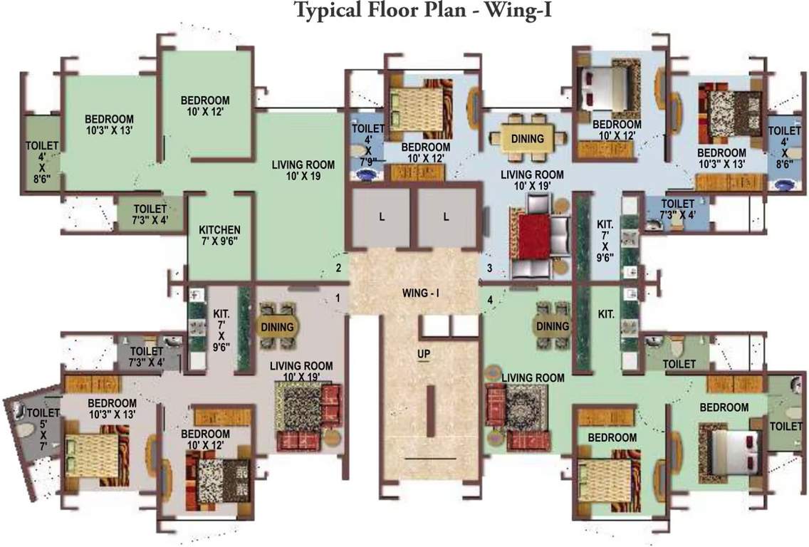 marina enclave Images for Cluster Plan of Gurukrupa Marina Enclave