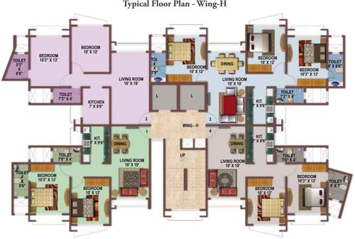  marina-enclave Images for Cluster Plan of Gurukrupa Marina Enclave