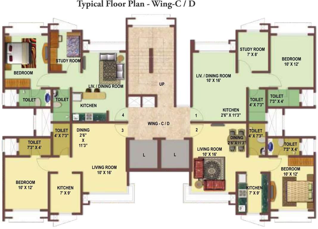 marina enclave Images for Cluster Plan of Gurukrupa Marina Enclave