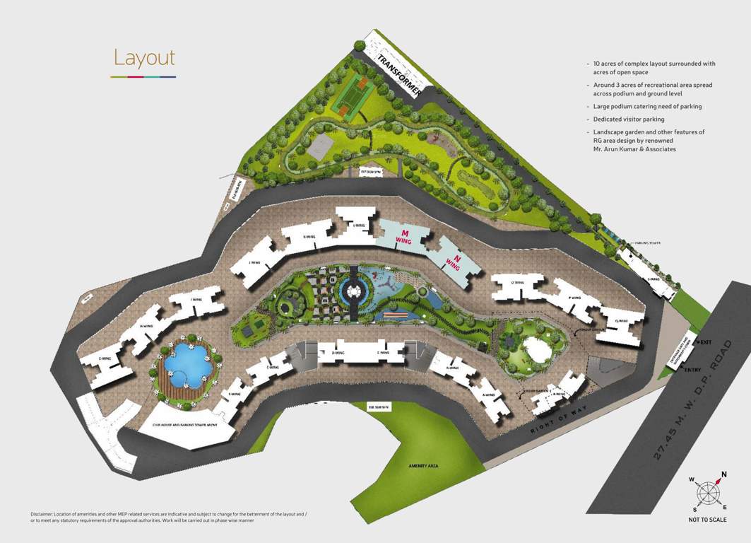 marina enclave Images for Layout Plan of Gurukrupa Marina Enclave