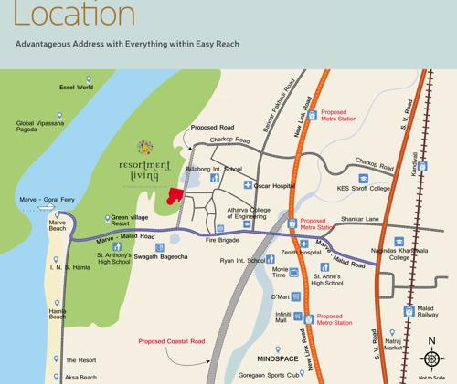  marina-enclave Images for Location Plan of Gurukrupa Marina Enclave