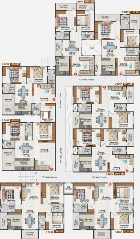 Images for Cluster Plan of Pavani Ishta