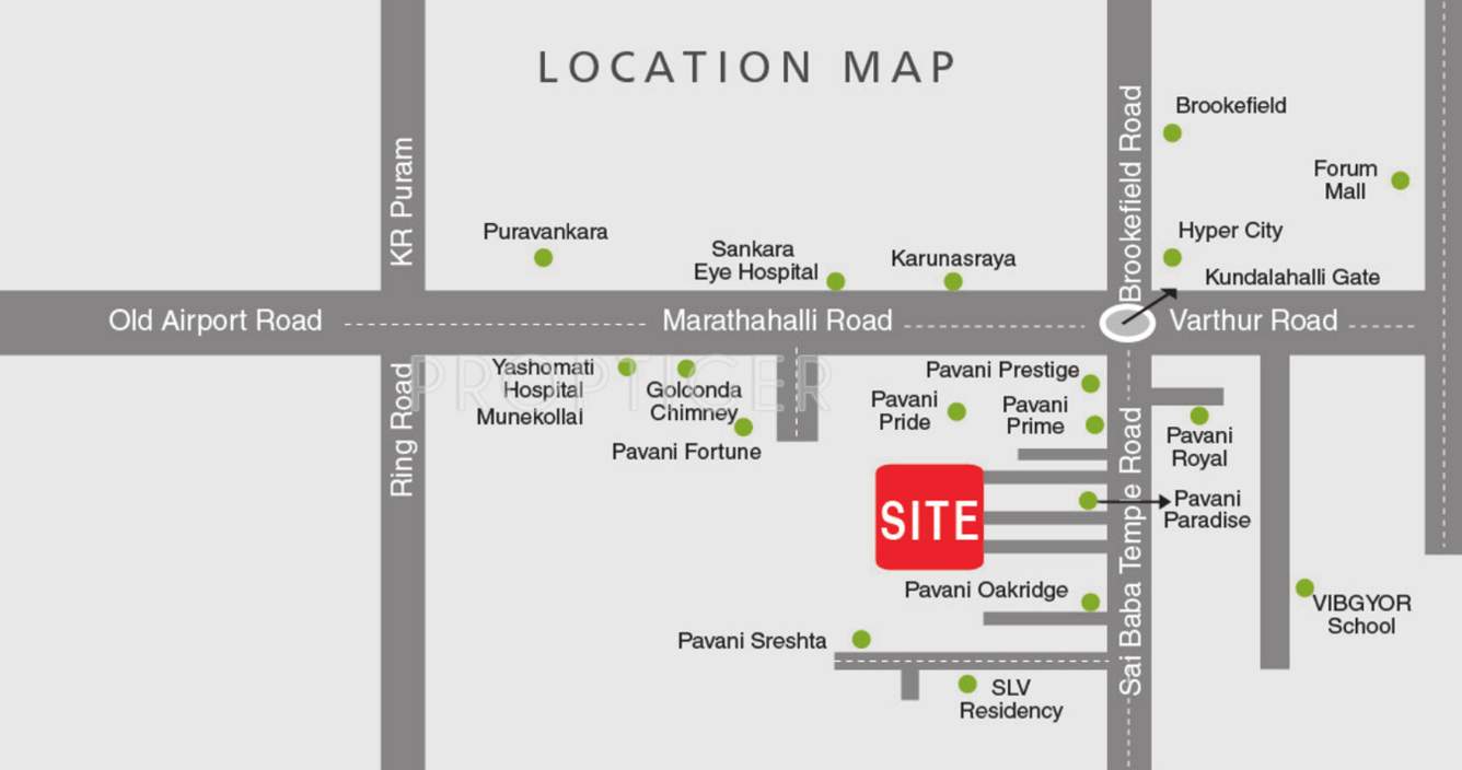  ishta Images for Location Plan of Pavani Ishta