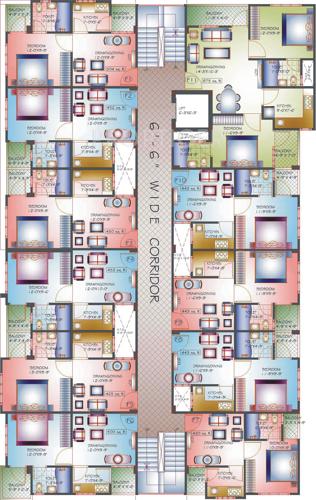 Images for Cluster Plan of Amit Ria Heights Images for Cluster Plan of Amit Ria Heights