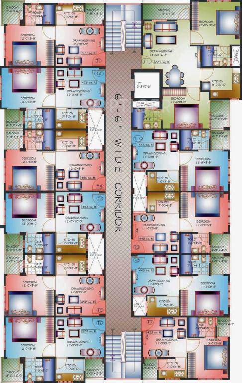 Images for Cluster Plan of Amit Ria Heights