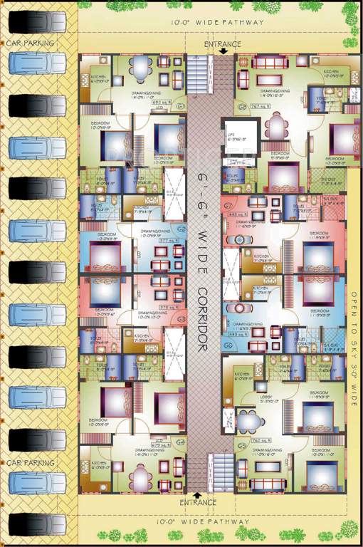 Images for Cluster Plan of Amit Ria Heights