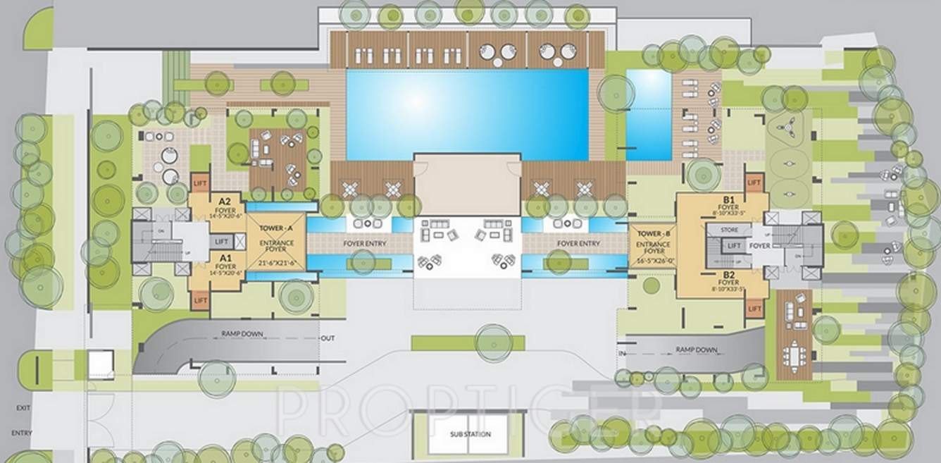  paarijat eclat Images for Layout Plan of Bsafal Paarijat Eclat