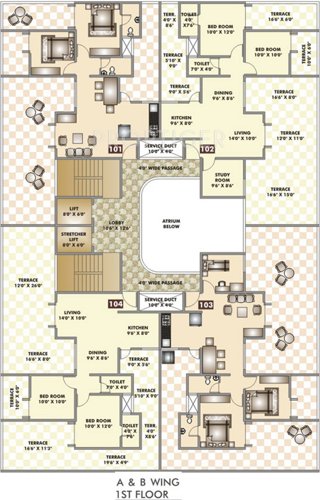 Images for Cluster Plan of Ravinanda Sky Twins
