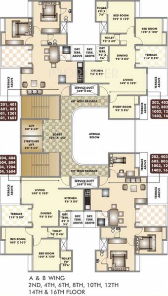 Images for Cluster Plan of Ravinanda Sky Twins