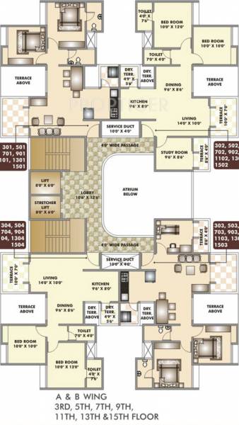 Images for Cluster Plan of Ravinanda Sky Twins