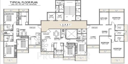 Images for Cluster Plan of Reliable Balaji Heights Images for Cluster Plan of Reliable Balaji Heights