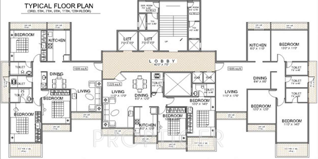 Images for Cluster Plan of Reliable Balaji Heights