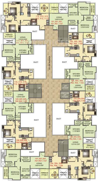 oxy desire Images for Cluster Plan of Venkatesh Oxy Desire