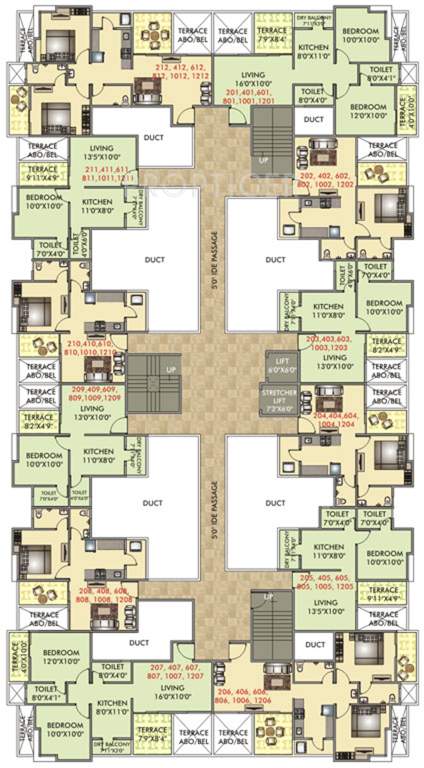 oxy desire Images for Cluster Plan of Venkatesh Oxy Desire