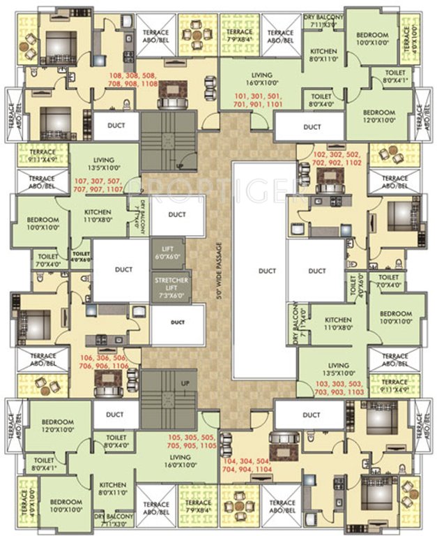 Images for Cluster Plan of Venkatesh Oxy Desire