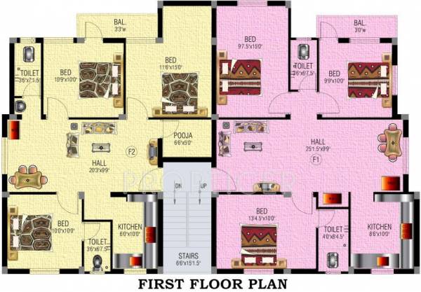 Images for Cluster Plan of P J Brindavan Enclave