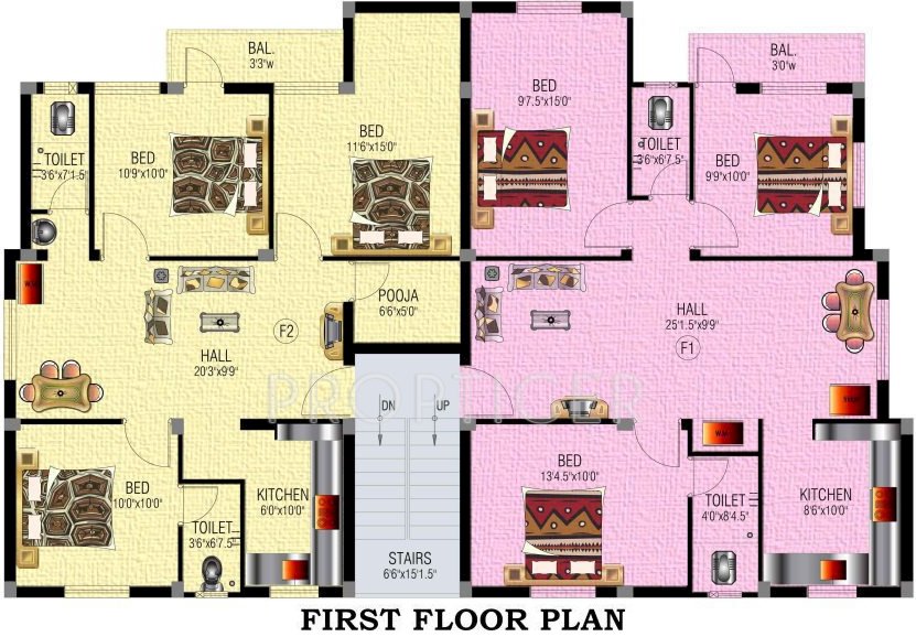 Images for Cluster Plan of P J Brindavan Enclave