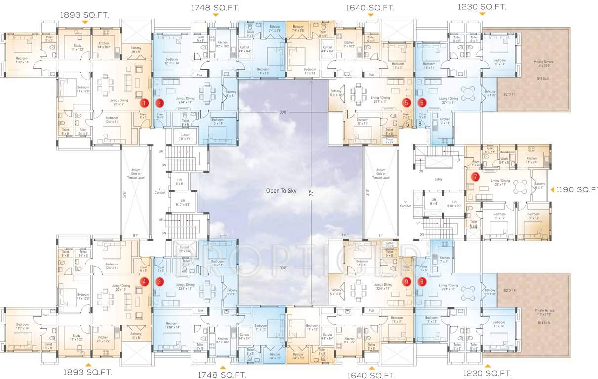 Images for Cluster Plan of Appaswamy Banyan House