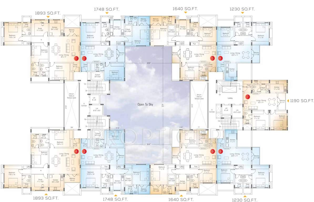 Images for Cluster Plan of Appaswamy Banyan House