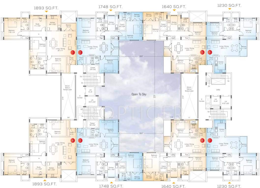 Images for Cluster Plan of Appaswamy Banyan House