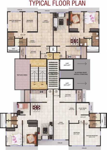  garden-grove Images for Cluster Plan of Sumit Sumit Garden Grove