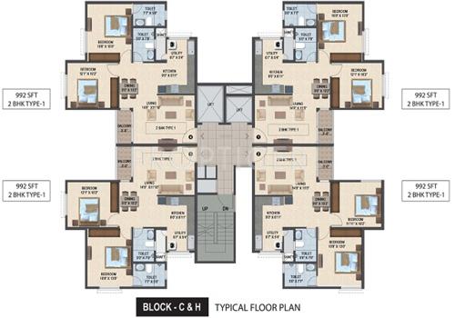 Images for Cluster Plan of Salarpuria Sattva Laurel Heights