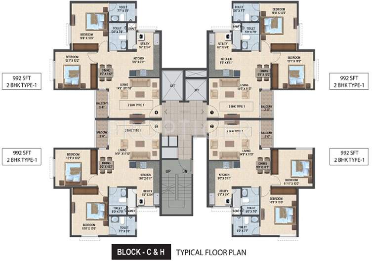 Images for Cluster Plan of Salarpuria Sattva Laurel Heights
